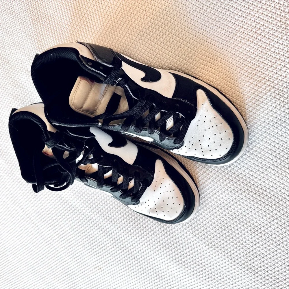 NIKE Dunk High Retro Black & White Panda High-Tops Sneakers Basketball Shoes
